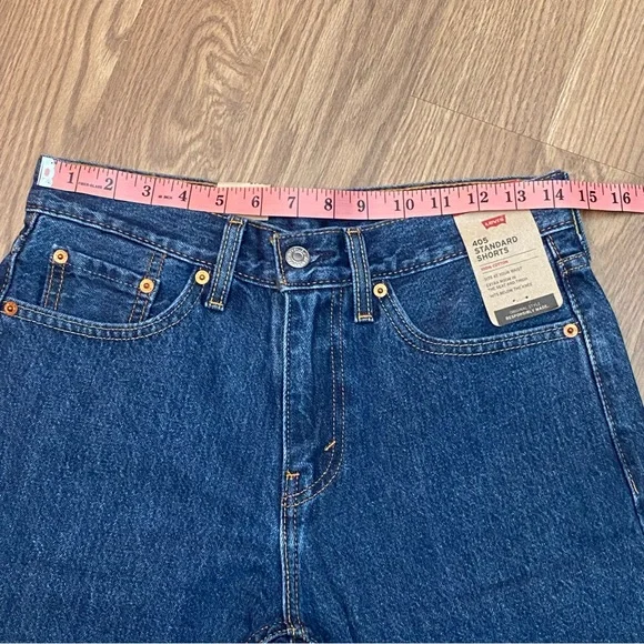Levis 405 Standard Shorts Mens Size 29 Denim Cotton 10” Inseam - Picture 10 of 16